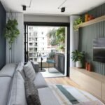 Cores e tijolinho trazem aconchego e modernidade para apartamento